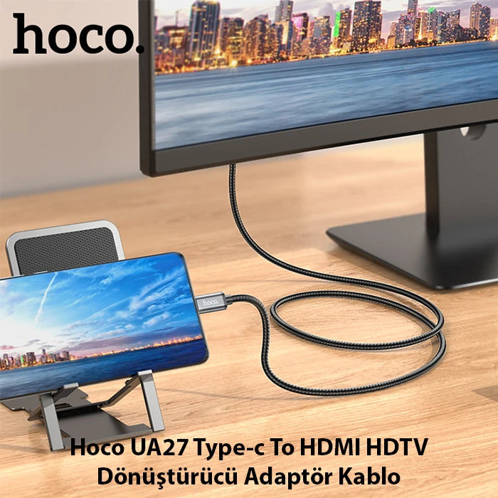 Hoco Cable Type-C to HDTV “UA27” 4K Hoco Cable Type-C to HDTV “UA27” 4K